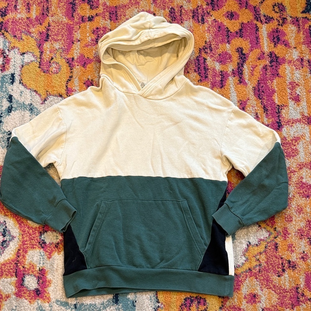 H&M Cream and Black Hoodie